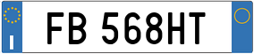Truck License Plate